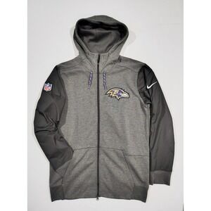 Nike NFL Baltimore Ravens Team Issue On Field Hoodie Sweatshirt L Eric Weddle 32